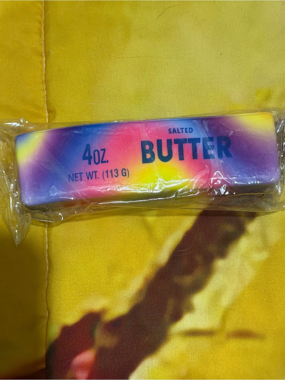 Viral squishy tie die butter! Also smells yummy! Slow rising - Picture 2 of 5
